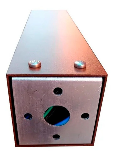 Poste Com Tomada Para Jardim Ou Área Externa Marrom