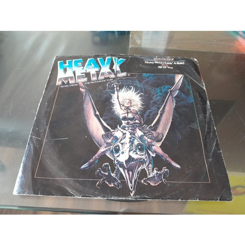 Lp 45rpm Heavy Metal Takins A Ride,all Of You Acetato 45rpm