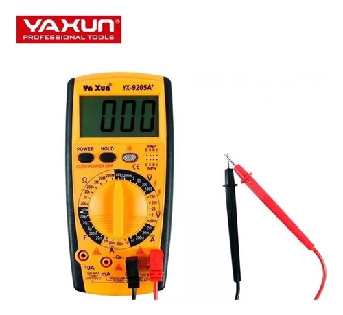 Tester Digital Yaxun Yx-9205a+ Multimetro Medidor Voltaje