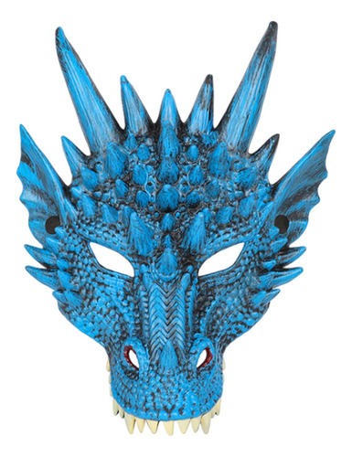 2 X 3d Dragon Mask Half Face Mask Scary Adults Halloween