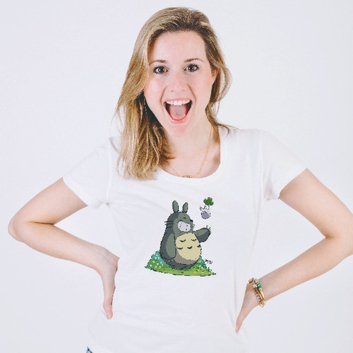 Imagen 4 de 7 de Anime Totoro - Remera - Ranglan / Modal