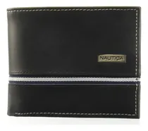 Comprar Billetera Nautica - Negra - 100% Cuero Genuino - Hombres 
