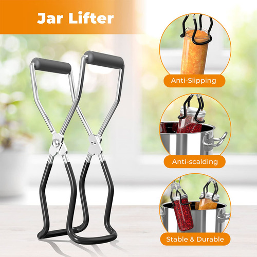 Kit De Herramientas Para Conserva 7 Piezas Acero Inoxidable