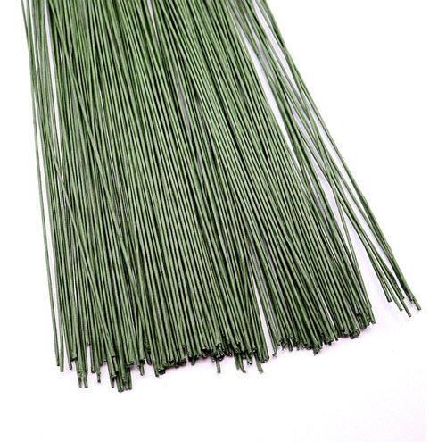 S Paquete De 100 Tallos De Alambre Floral De Calibre 22 Para