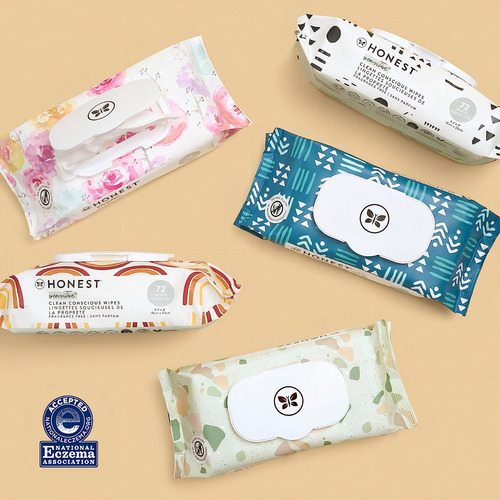Toallitas Honest Company 99% Agua Compostables 720 Unidades