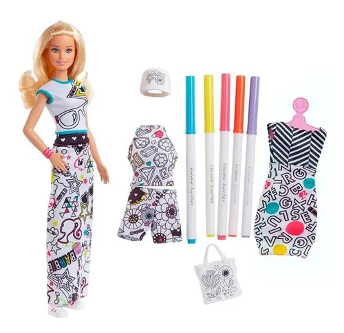 Barbie Crayola Crea Tu Estilo Lava Ropa MercadoLibre