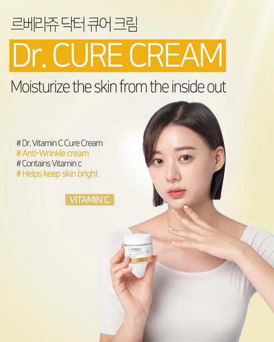 Crema Facial Coreana / Dr. Cure Vitamina C + Peptidos (2pz)
