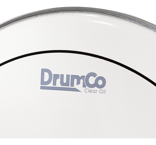 Parche Para Bombo Clear Oil De 20 Dr-20cdpo Drumco Color Agua