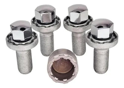 comprar Kit 4 Tuercas Seguridad 12 X 1.5  Nuevo Renault Kwid Bitono 