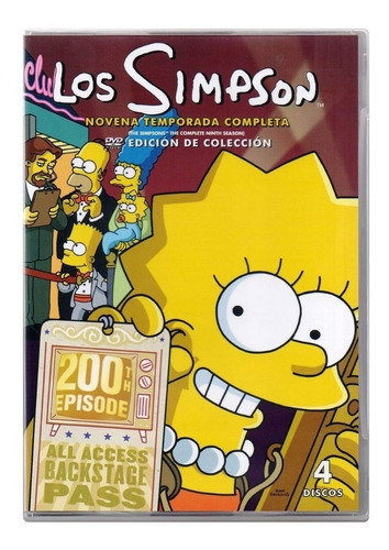 Los Simpson Novena Temporada 9 Nueve Serie Dvd