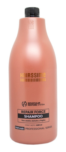 Hairssime Repair Force Shampoo Reparador Pelo Dañado Grande