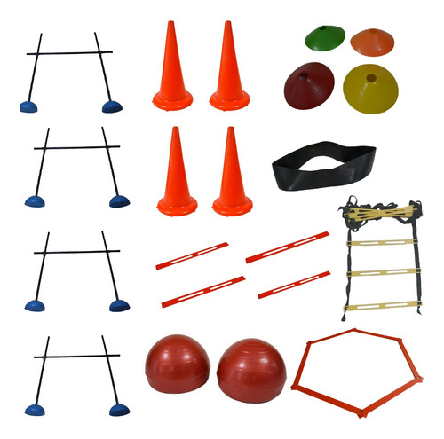 Set Kit Entrenamiento Funcional Fitnessn°1  54 Piezas 