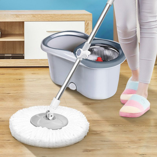Mopa Mágica Giratoria 360o Fregona Centrifugadora Con Paños