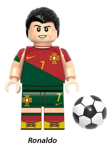 Minifigura Lego Cr7 Cristiano Ronaldo Fútbol Nuevo 