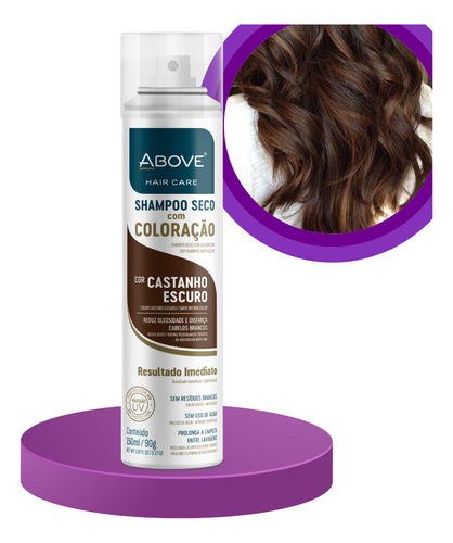 Shampoo A Seco Com Coloração Above 4 Variação De Cor 150ml