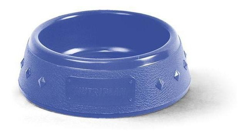 Comedouro E Bebedouro Para Cães N2 Azul 16cm Nutriplan