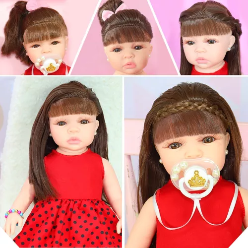 Bebê Reborn Boneca Princesa Corpo de Silicone e Acessórios - ShopJJ -  Brinquedos, Bebe Reborn e Utilidades