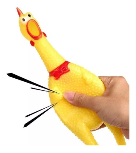 Juguete Pollo Chillon Pequeño 41cm