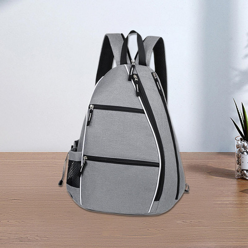 Mochila De Tenis Con Cierre De Cremallera Informal Y