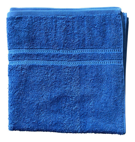 Toalla Baño Negra & Colores Algodón 140x70 Medio Baño Azul Rey Lisa