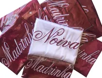 Comprar Hobbies Robes Roupão De Cetim Para Noiva Madrinha Casamento