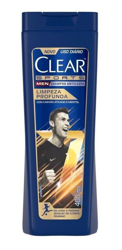 Shampoo Anticaspa Clear Limpeza Profunda 400ml