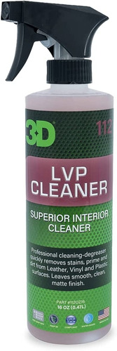 Lvp Cleaner / Limpiador De Cueros, Vinilos, Plásticos 3d