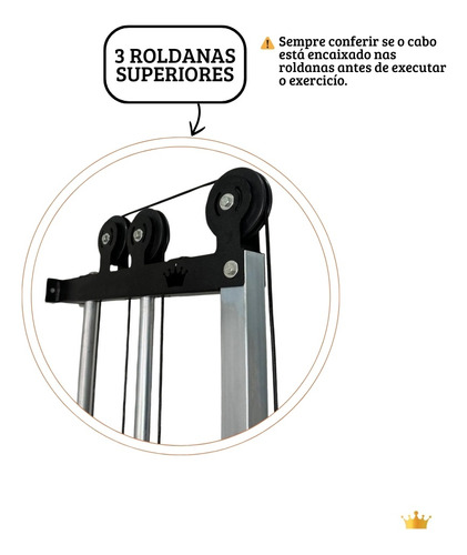 Mono Cross Over De Parede Com Apoio Para Os Pés