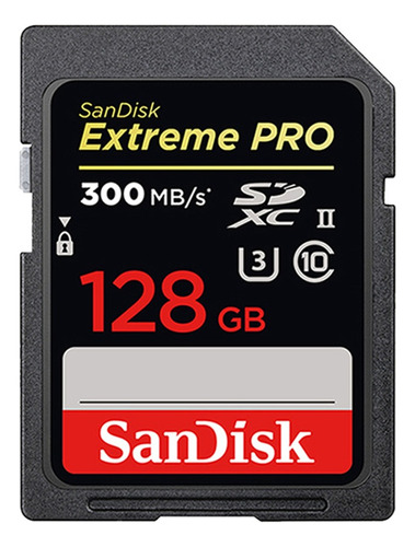 Sandisk Tarjeta De Memoria Sd 128g Para Cámara 300mb/s U3 4k