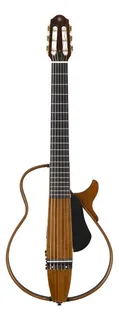 Guitarra Clásica Electroacústica Yamaha Slg200nwn Color Café Orientación de la mano Derecha