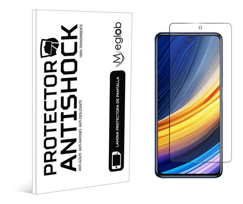 Imagen 1 de 6 de Protector De Pantalla Antishock Xiaomi Poco X3 Pro