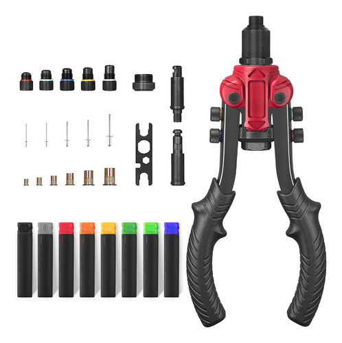 Máquina De Remachar Métrica. Herramienta Sae, Alicates De Re