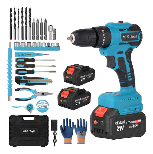 Taladro Inalámbrico Recargable Multifuncional 12v Practico