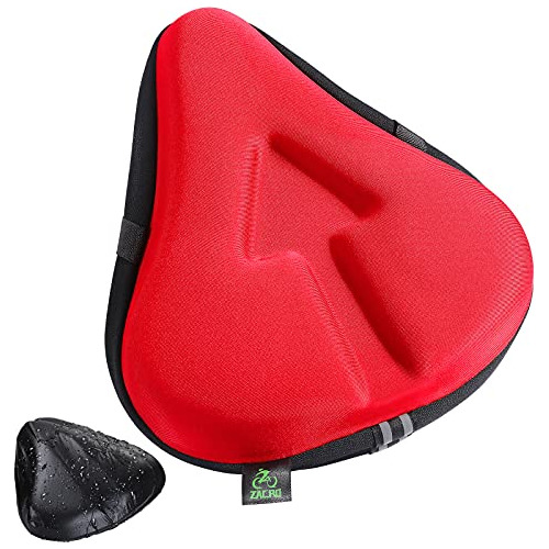 Funda Para Asiento De Bicicleta Tamaño L Acolchada Rojo