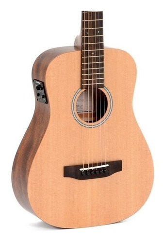 Guitarra Electroacustca Travel Sigma Tm12 Con Funda