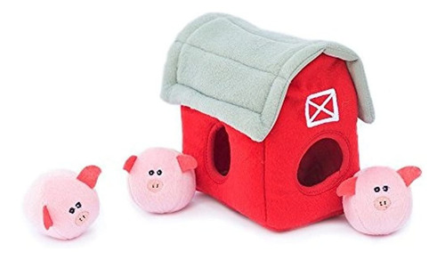 Zippypaws Farm Pals Burrow Juguetes Interactivos Para Perros