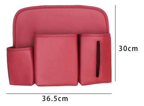 Organizador Trasero De Coche, Organizador Para Asiento Rojo