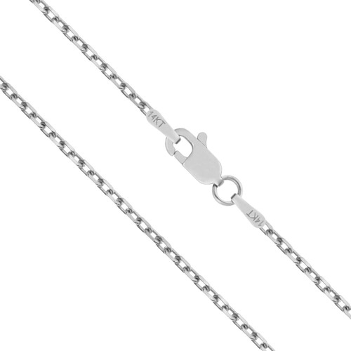 Honolulu Jewelry Company Collar De Cadena Tipo Cable De 1 Mm