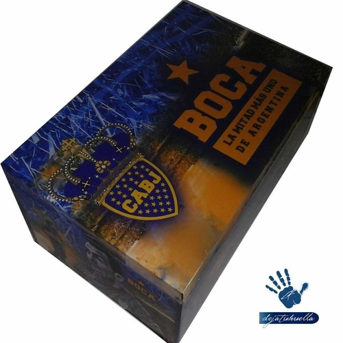 Boca Juniors Cofre De Madera (26x16x10)