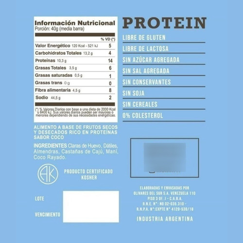 Imagen 5 de 8 de Ki Bar - Barritas Proteicas - Pack X 28 Uds- Elegí Sabores