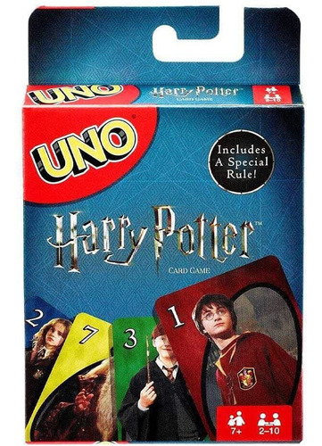 Uno Juego De Mesa/cartas Edicion Especial Harry Potter