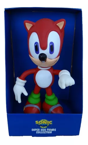 Boneco Sonic Knuckles Vermelho 15cm Articulado Em Pvc Barato