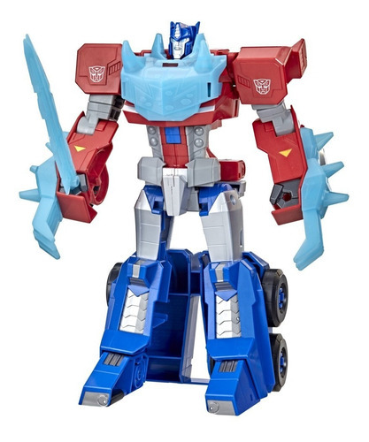 Figura Transformers Cyberverse Adventures Optimus Prime Luz