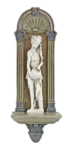 Escultura Estatua Adorno Ninfa De Agua Garona Design Toscano