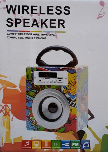 Parlante Bluetooth Portátil Inalambrico Wireless Importado