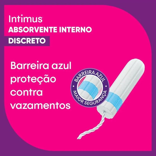 Absorvente Interno Intimus Super Cobertura Dermoseda 16un