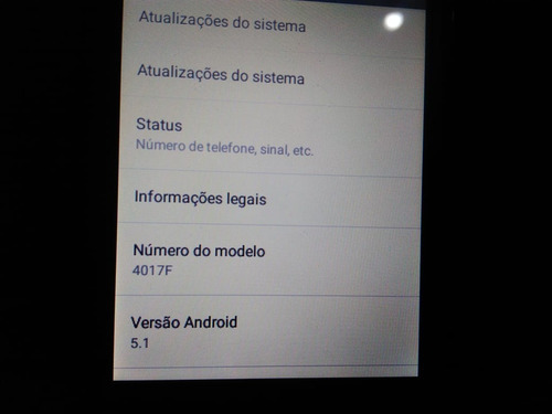 Celular Smartphone Alcatel Pixi 4 - 3.5 - 4017f - Preto