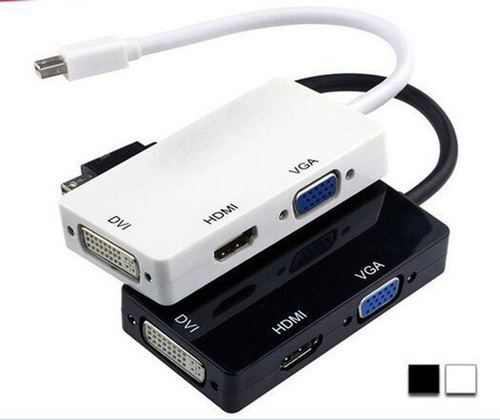 Mini Displayport Adaptador 3 En 1 A Hdmi/vga/dvi C/cable