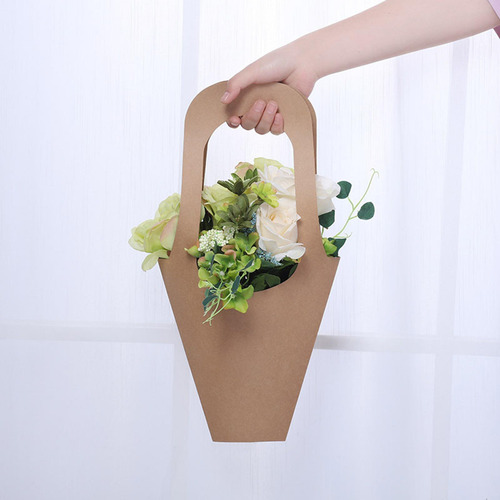 20 Pçs Sacos De Presente De Papel Kraft Decorações L