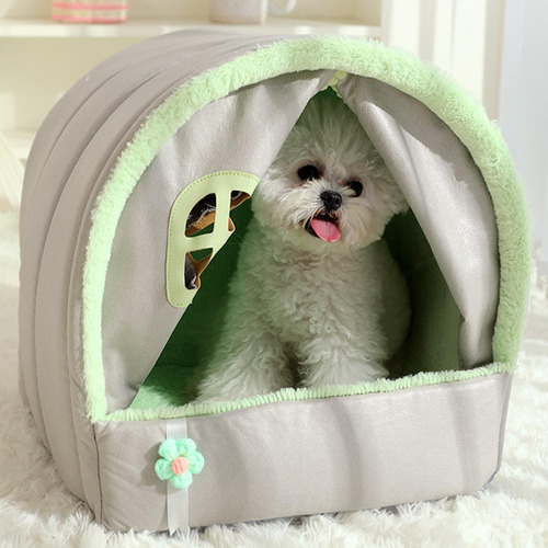 Warm Tent House Playing Cats Condo Hideaway 36x40x38cm